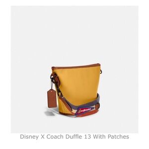 Disney X Coach Duffle 13 With Patches